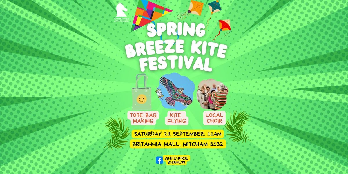 Free School Holiday Spring Breeze Kite Flying Festival