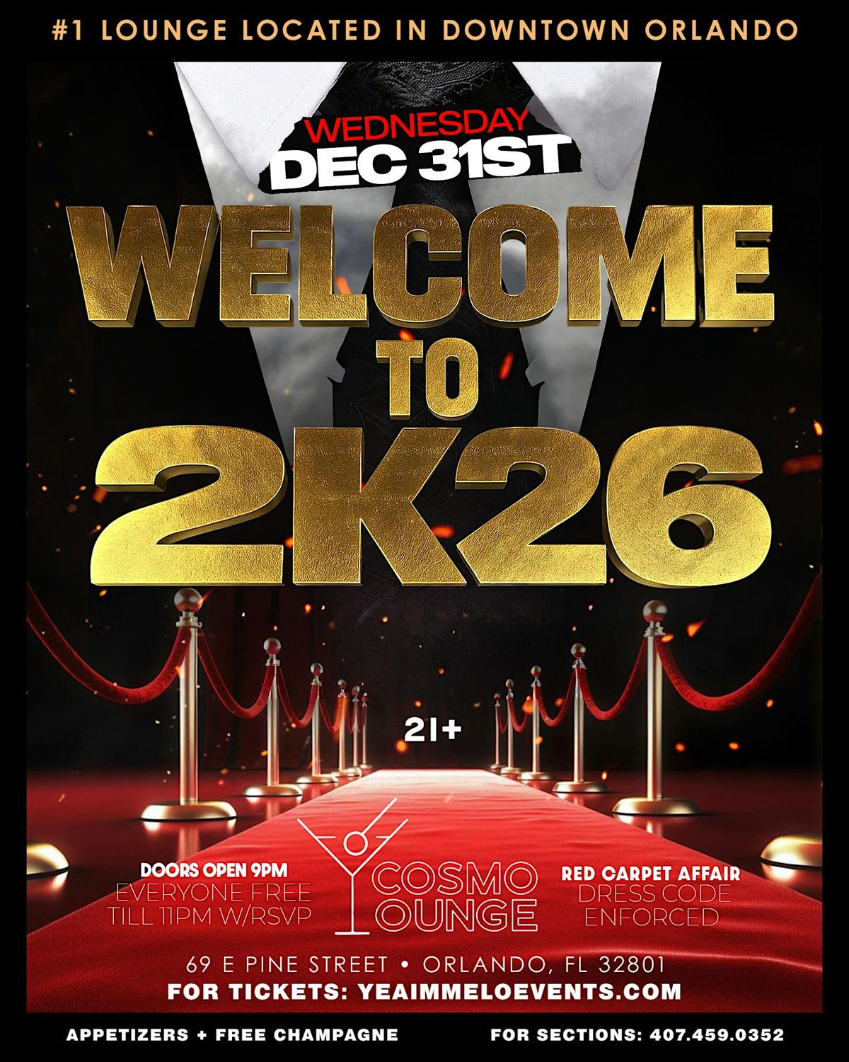 WELCOME TO 2K26 - Cosmo Lounge DT