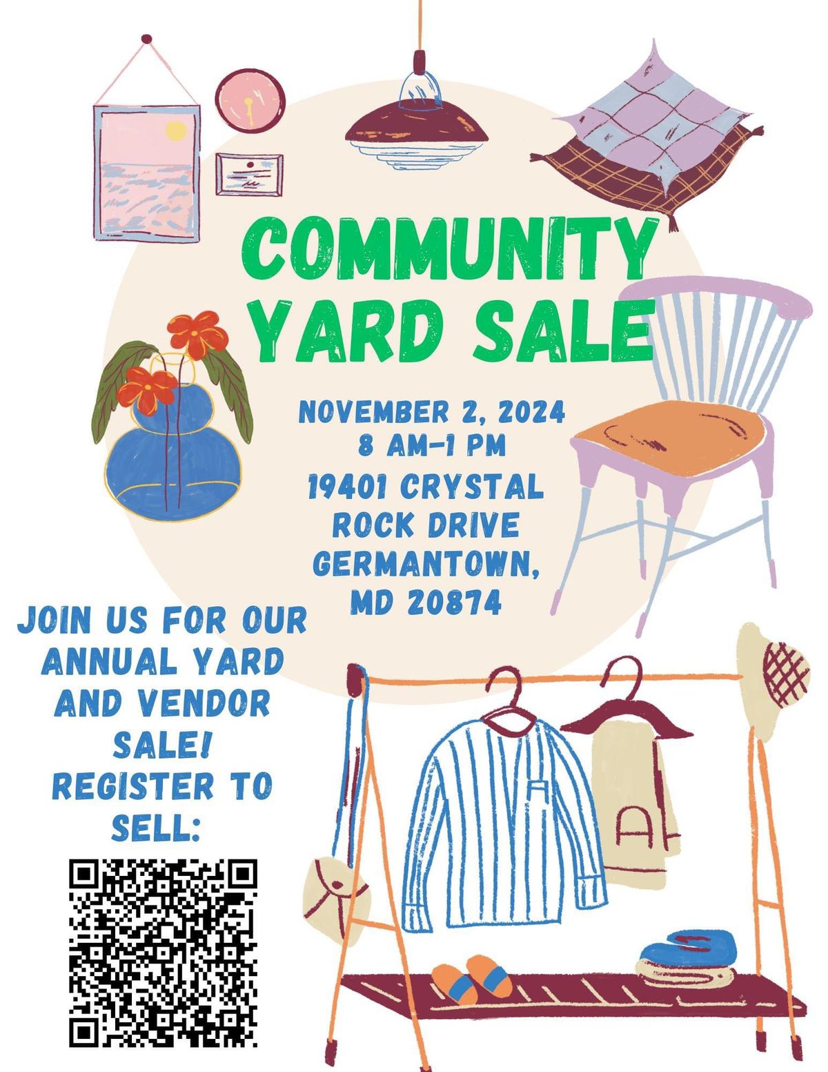 Community Yard Sale and Vendor Event