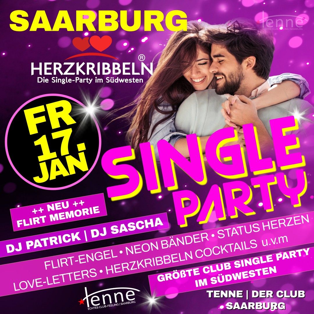 SINGLE PARTY SAARBURG | HERZKRIBBELN