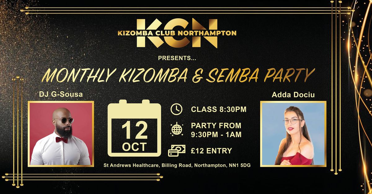 Kizomba club Northampton Monthly party