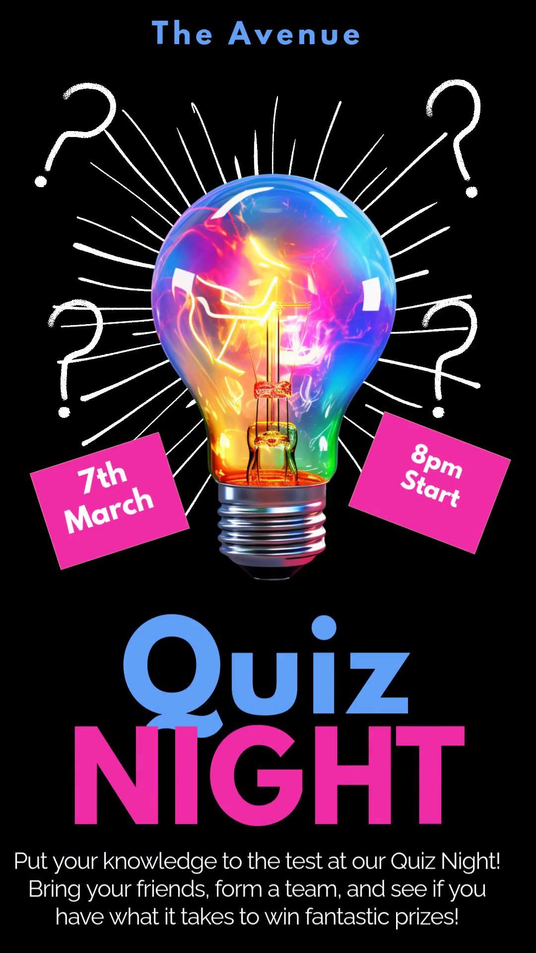 Avenue Quiz night 