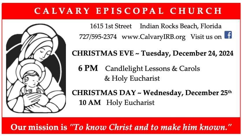 Celebrate Christmas with Calvary Episcopal Church