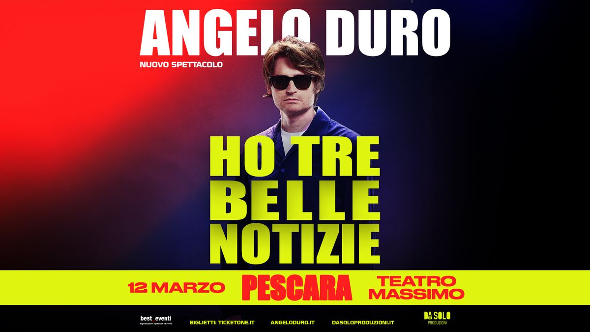 Angelo Duro - 12.03.2025 - Pescara, Teatro Massimo