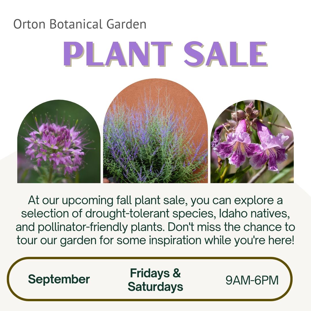 Fall Plant Sale Orton Botanical Garden