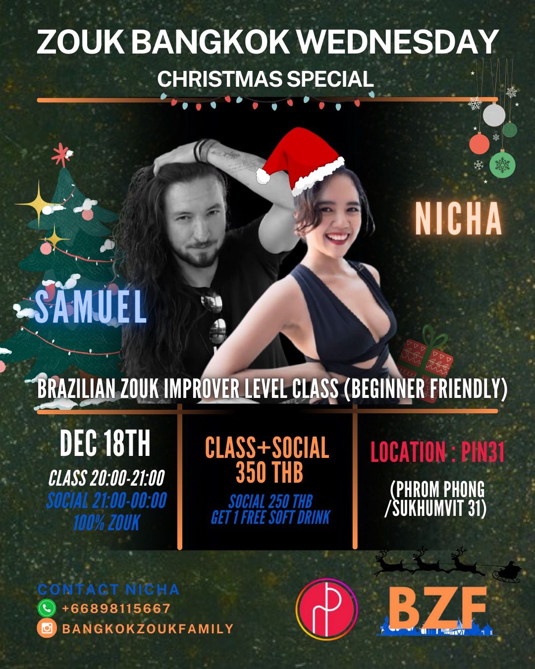 Zouk bangkok Wednesday Christmas special