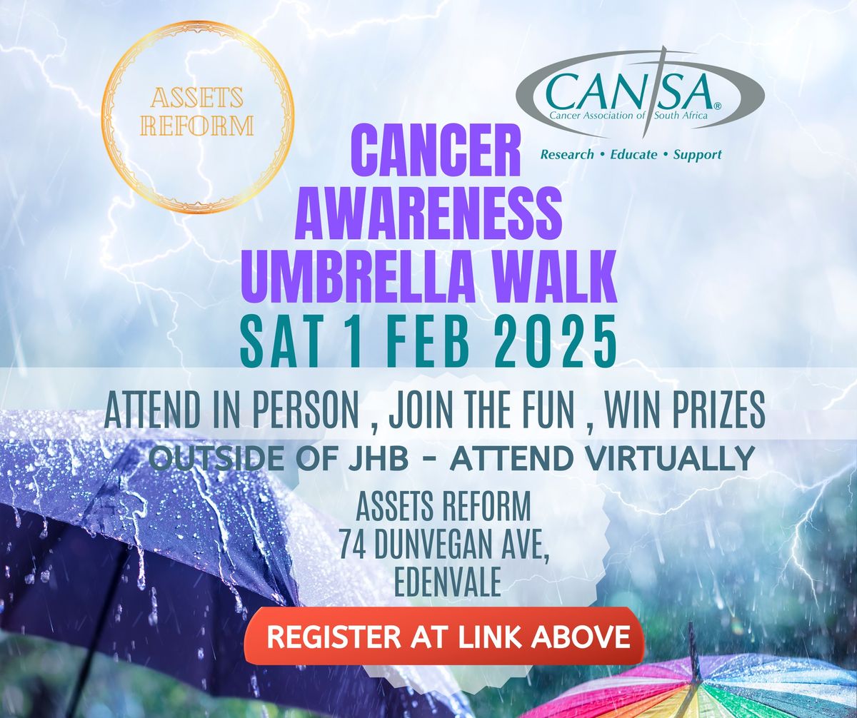 CANCER AWARENESS UMBRELLA WALK (JHB \/ VIRTUAL)