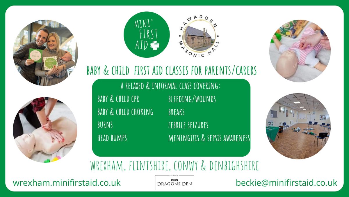 Hawarden (CH5) - Baby & Child First Aid for Parents\/Carers 