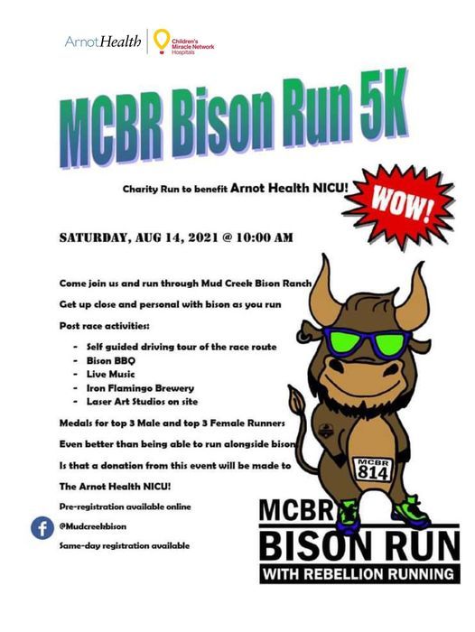 Mud Creek Bison Ranch 5K Run