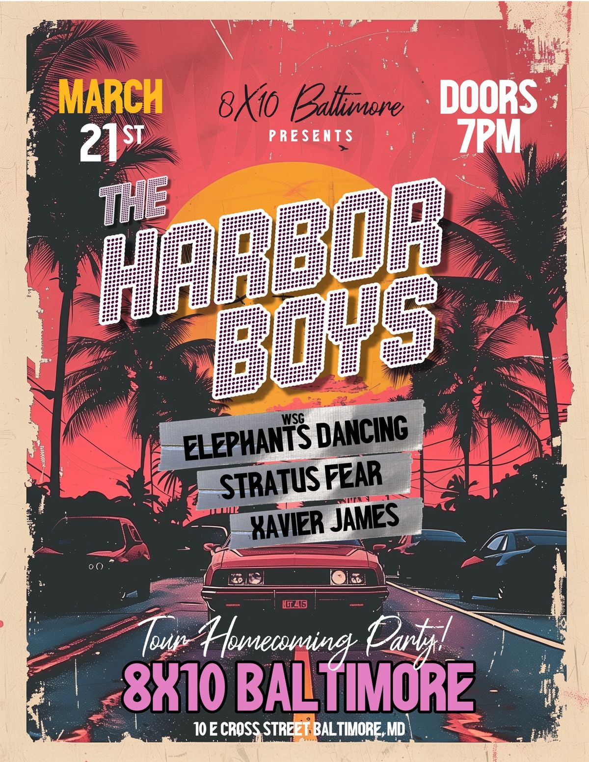 The Harbor Boys w\/ special guests Elephants Dancing, Stratus Fear and Xavier James