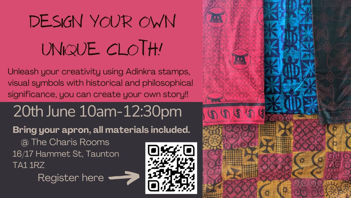 Refugee Week: Adinkra Cloth Making