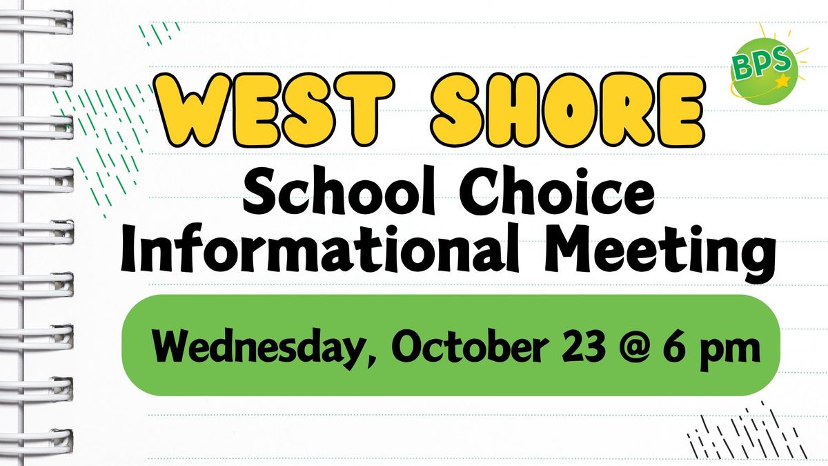 West Shore School Choice Informational Meeting