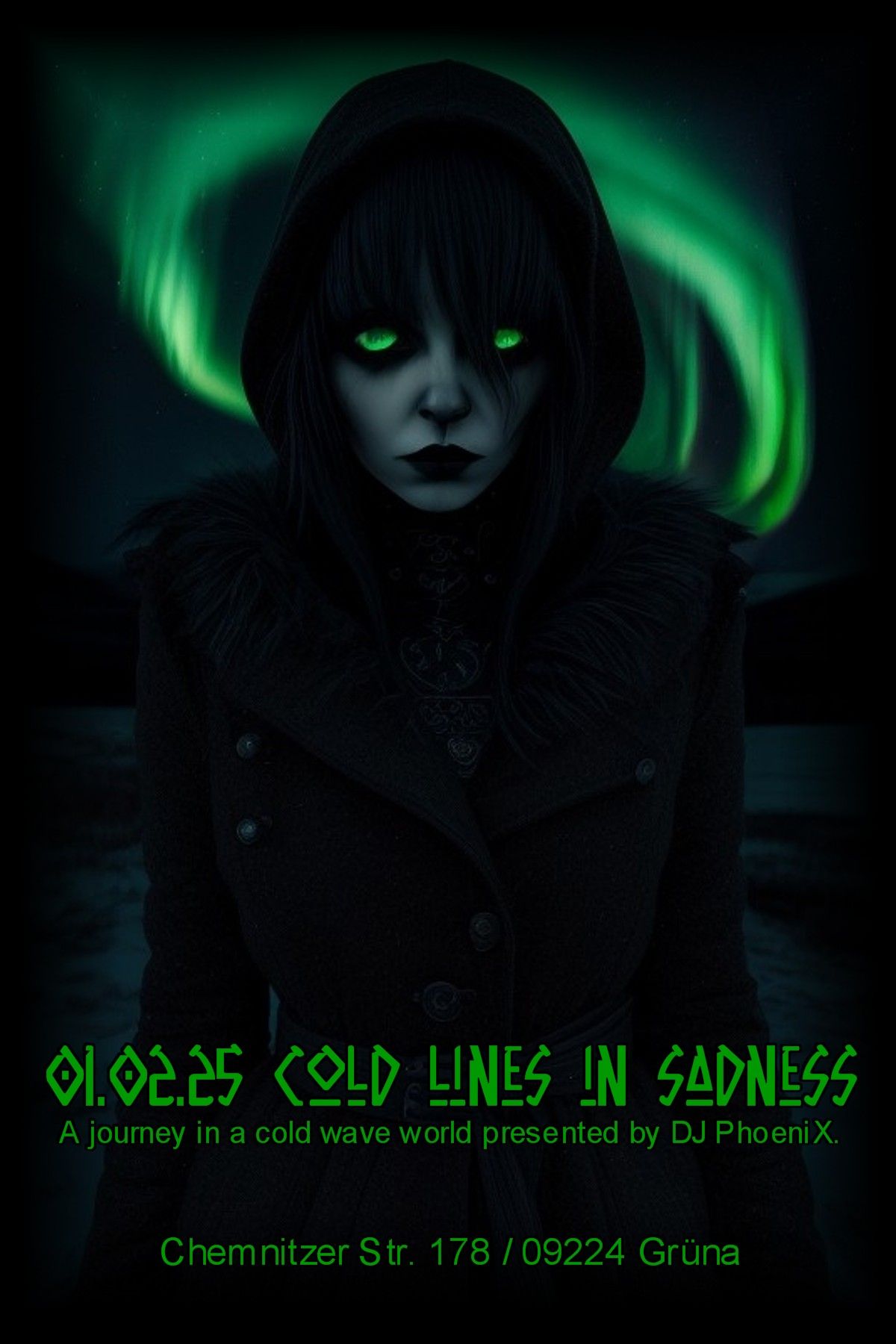 Cold lines in Sadness ... a journey in a cold wave world