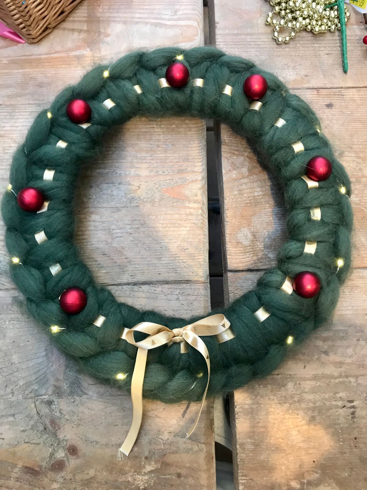 Knitted Wreath Making with Forest & Dot - Afternoon Session