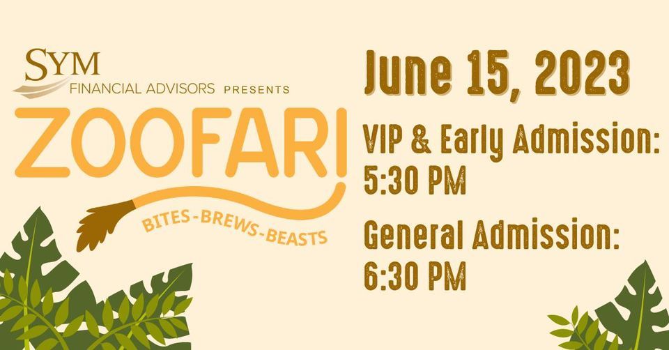 Zoofari Bites, Brews, and Beasts, Fort Wayne Children's Zoo, 15 June 2023