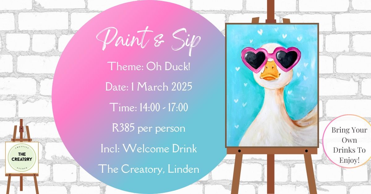 Paint & Sip: Oh Duck!