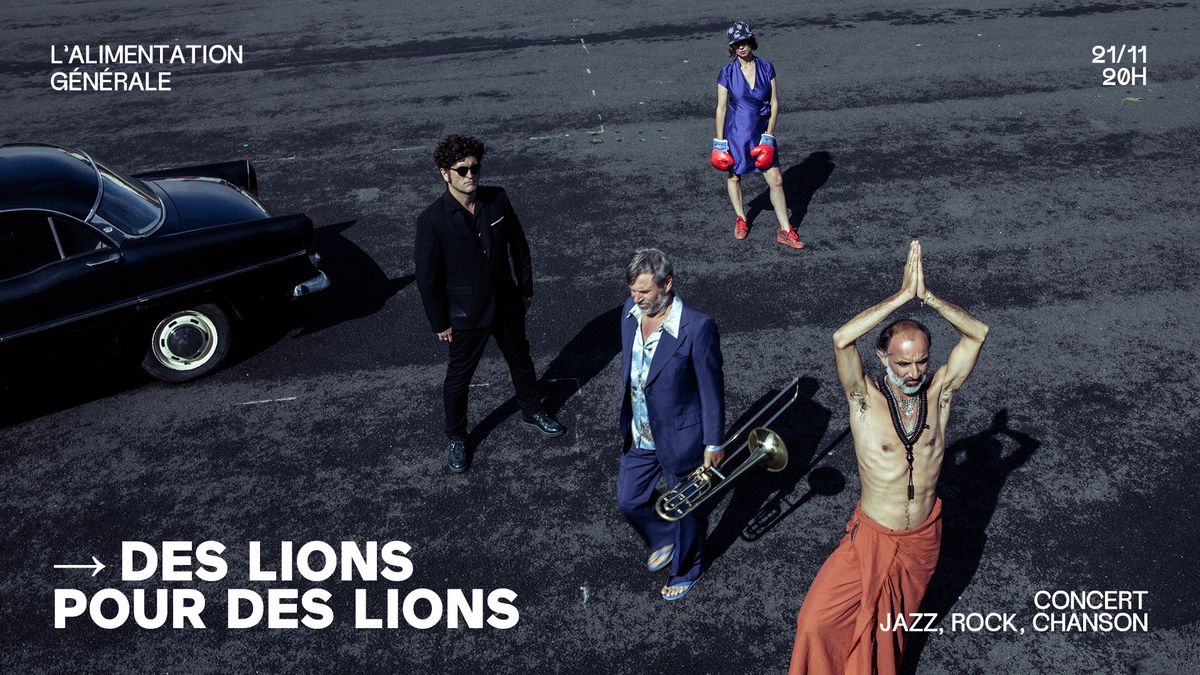 Des Lions pour des Lions (jazz ethnique, rock, chanson)