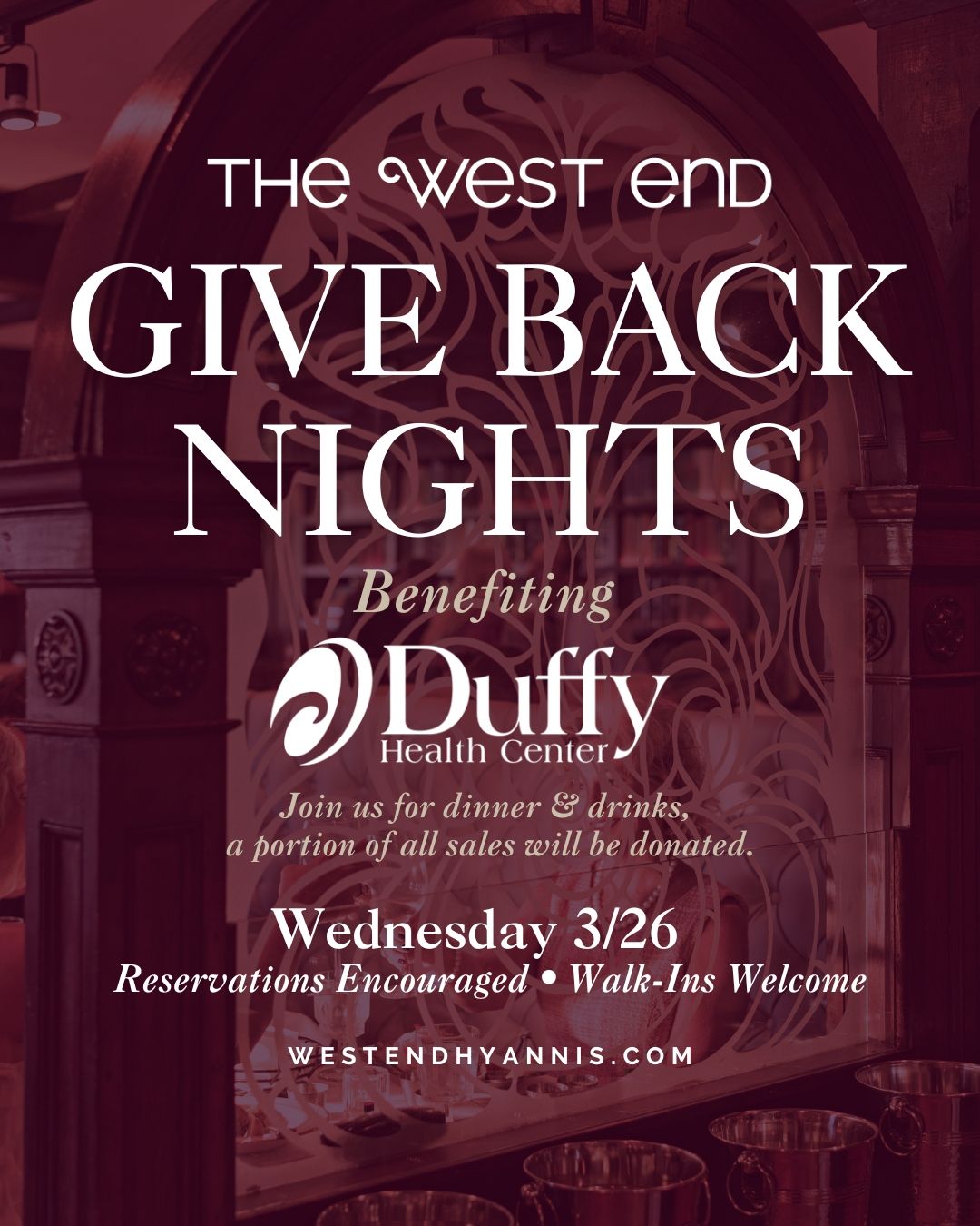 Give Back Night Benefiting Duffy Health Center