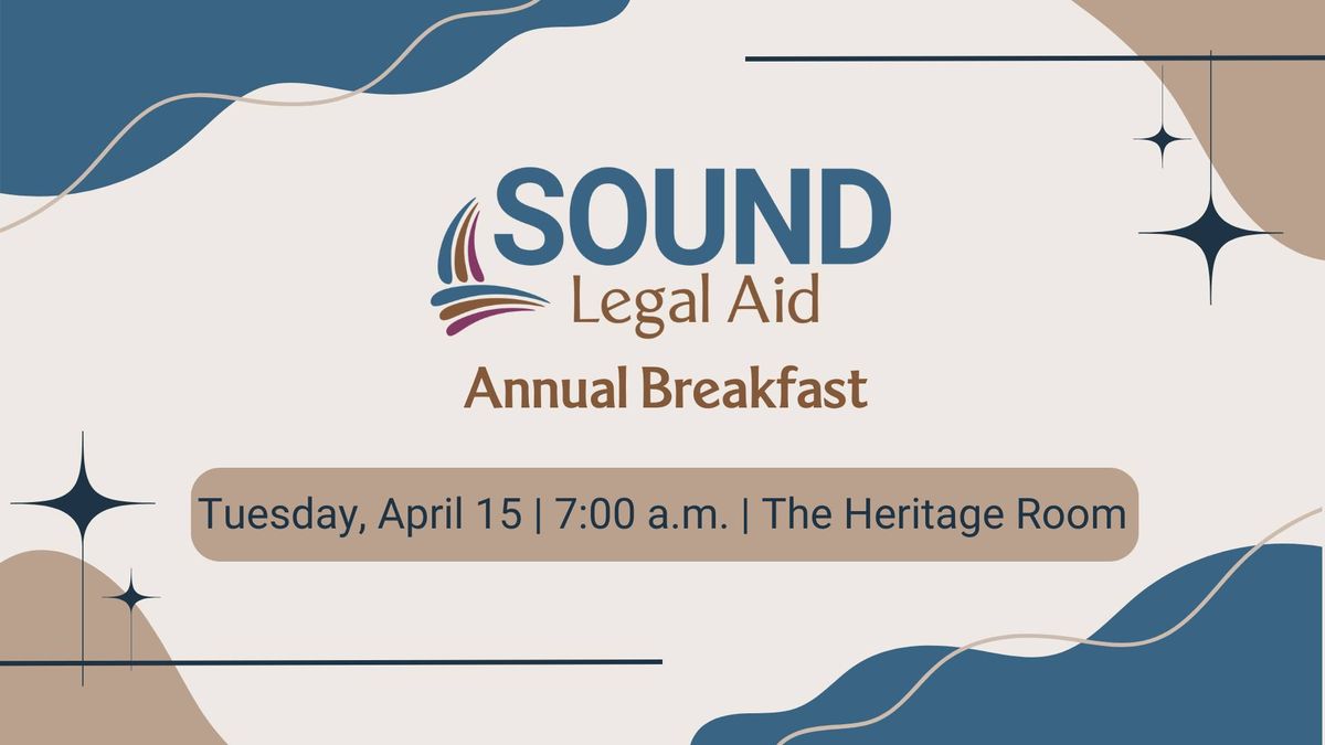 Sound Legal Aid Annual Breakfast