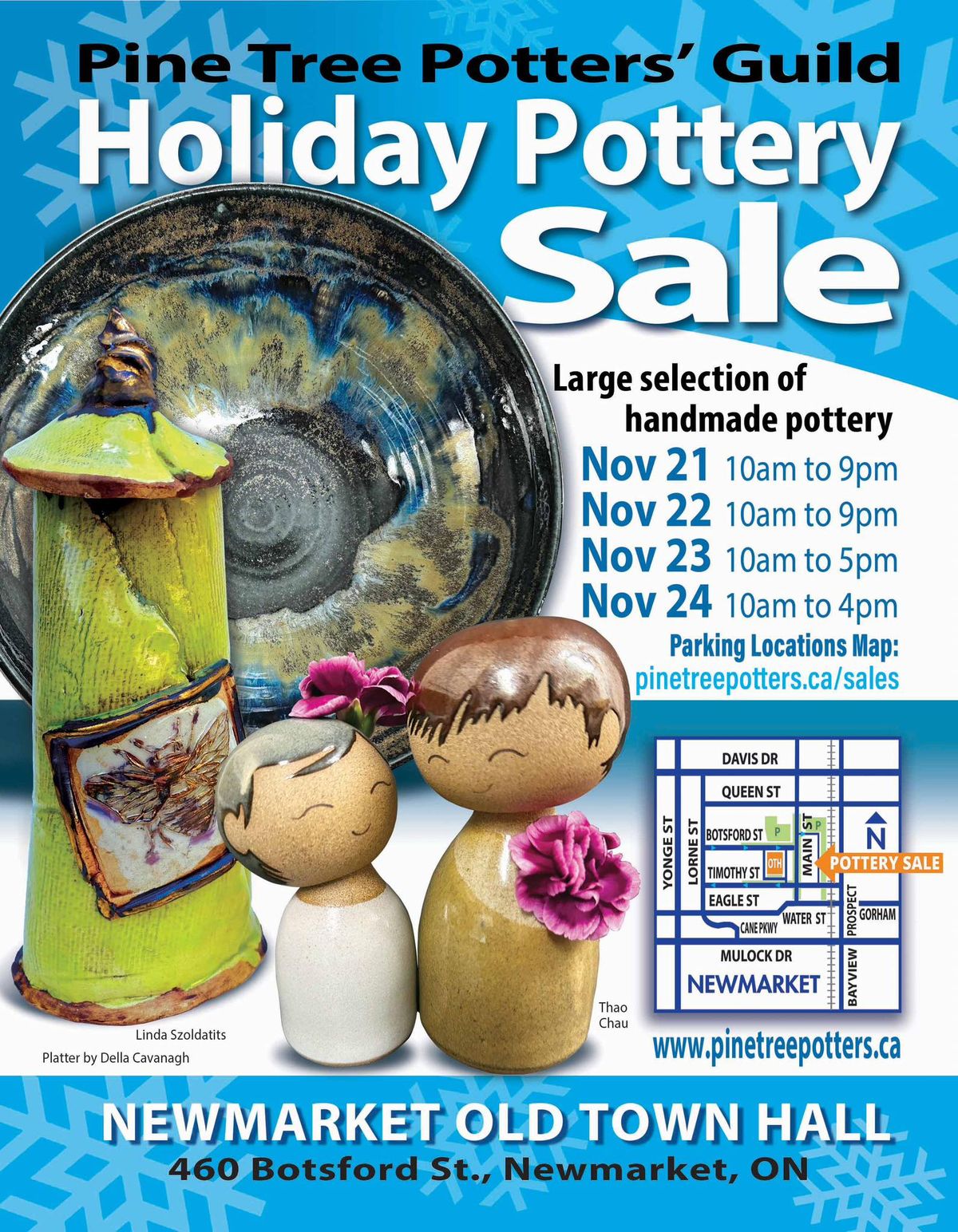 Pine Tree Potters' Annual Holiday Sale