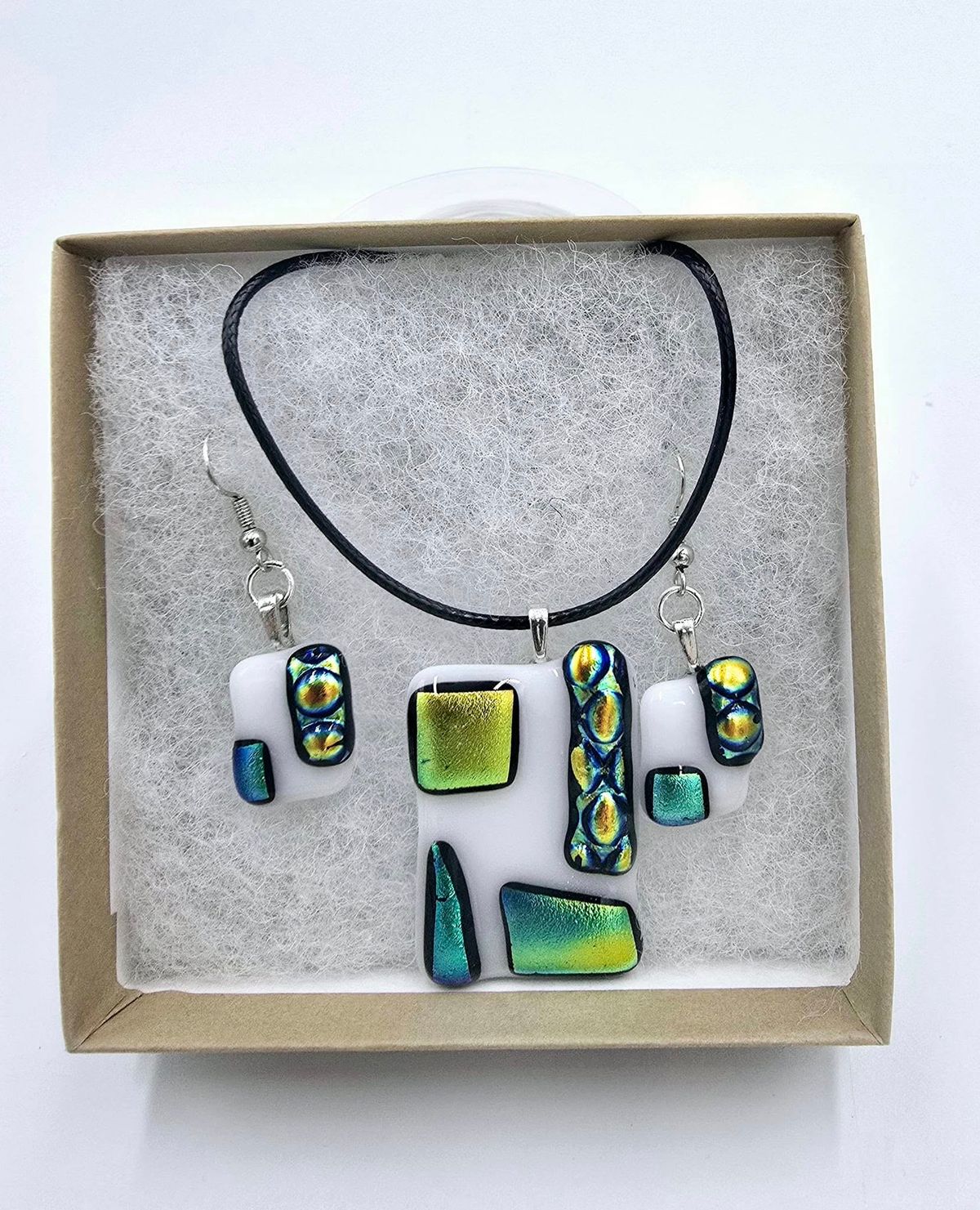 Fused Glass Jewelry (set of 3)