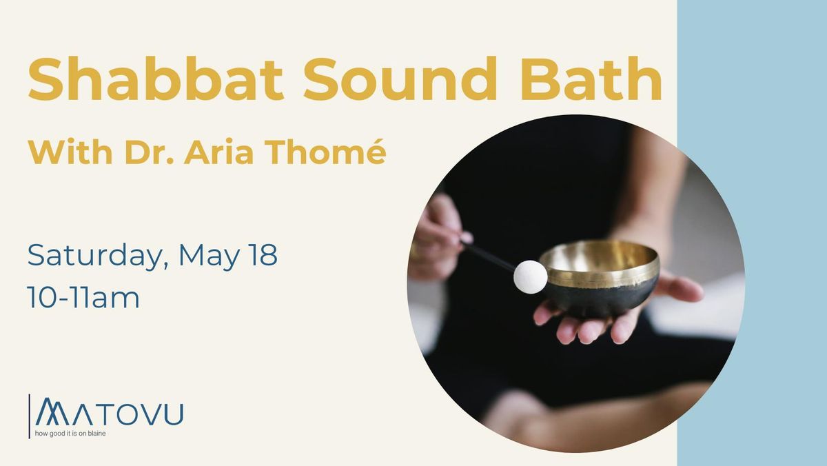 Shabbat Sound Bath