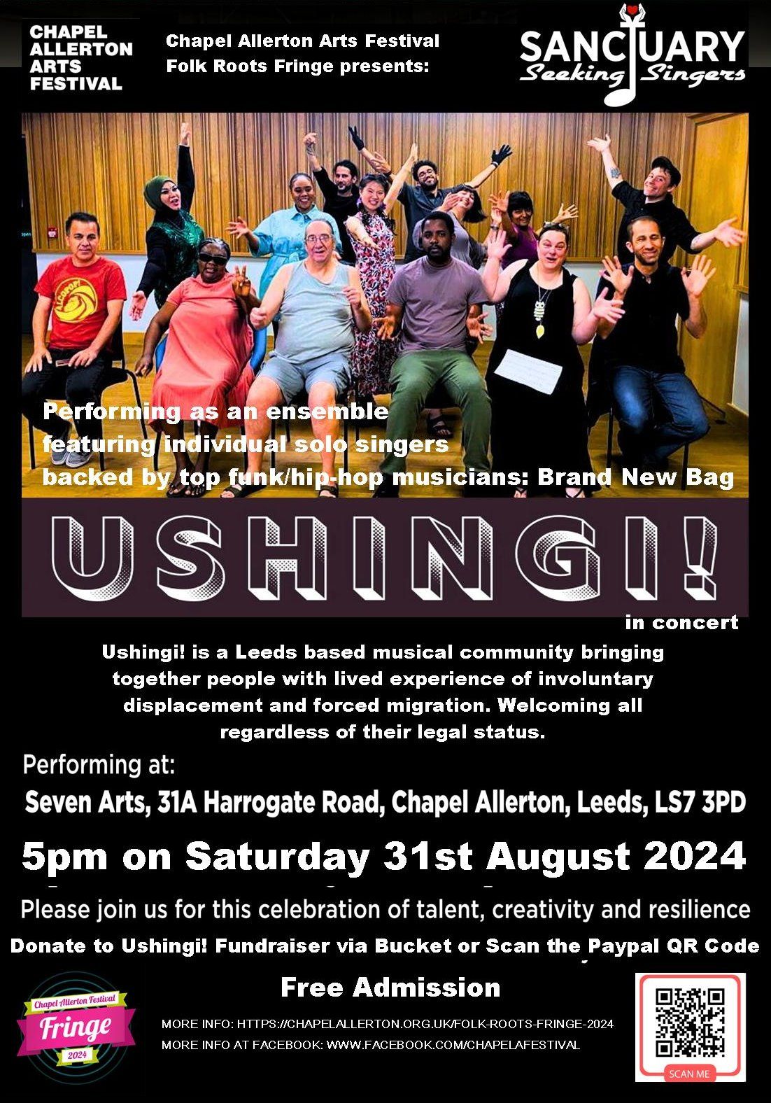 SANCTUARY SEEKING SINGERS 2024 | Ushingi! in concert | Chapel Allerton Festival | Sat 31st Aug 2024