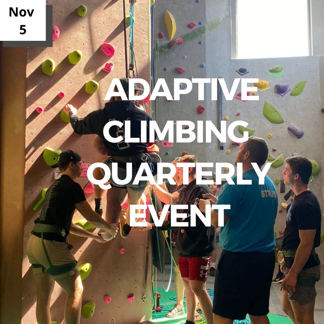 Adaptive Indoor Rock Climbing @ Roca