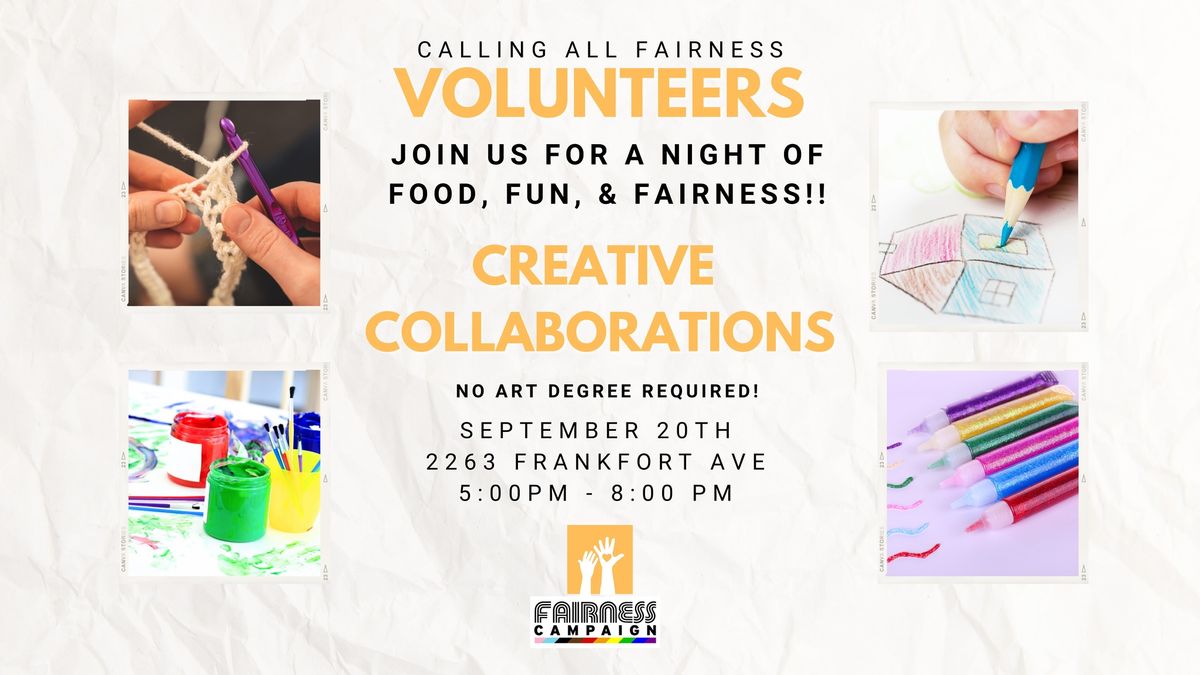 Creative Collaborations - Food, Fun, & Fairness!!