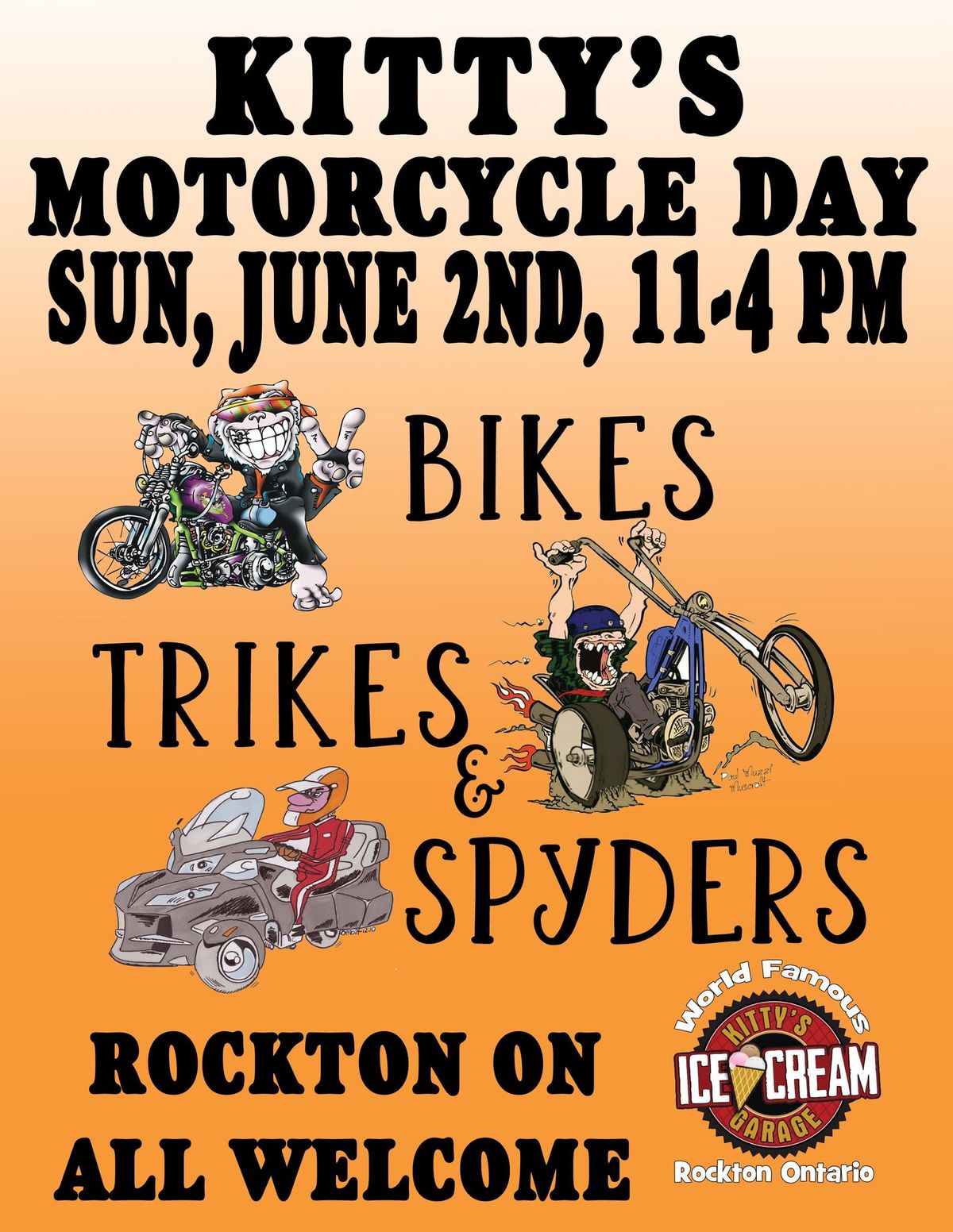 Kitty's Bikes, Trikes and Spyder Day