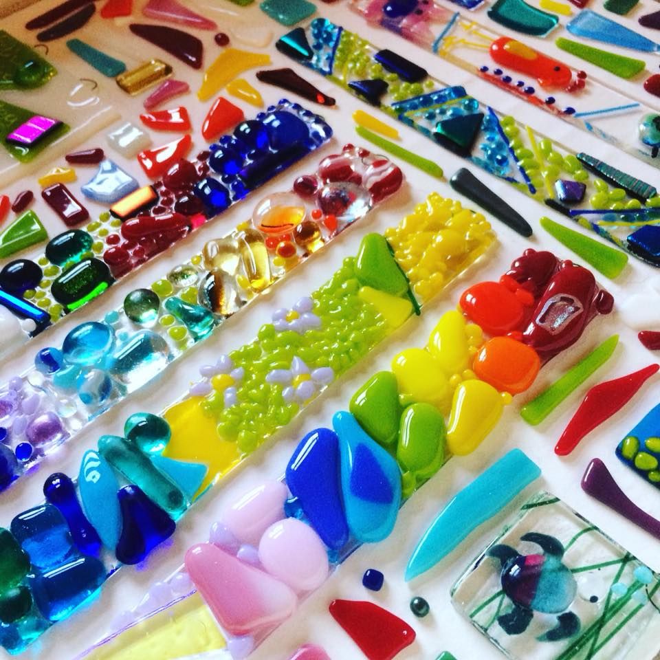 Suzie's family friendly glass fusing drop in studio - Codsall Hive  - Suitable for all ages!