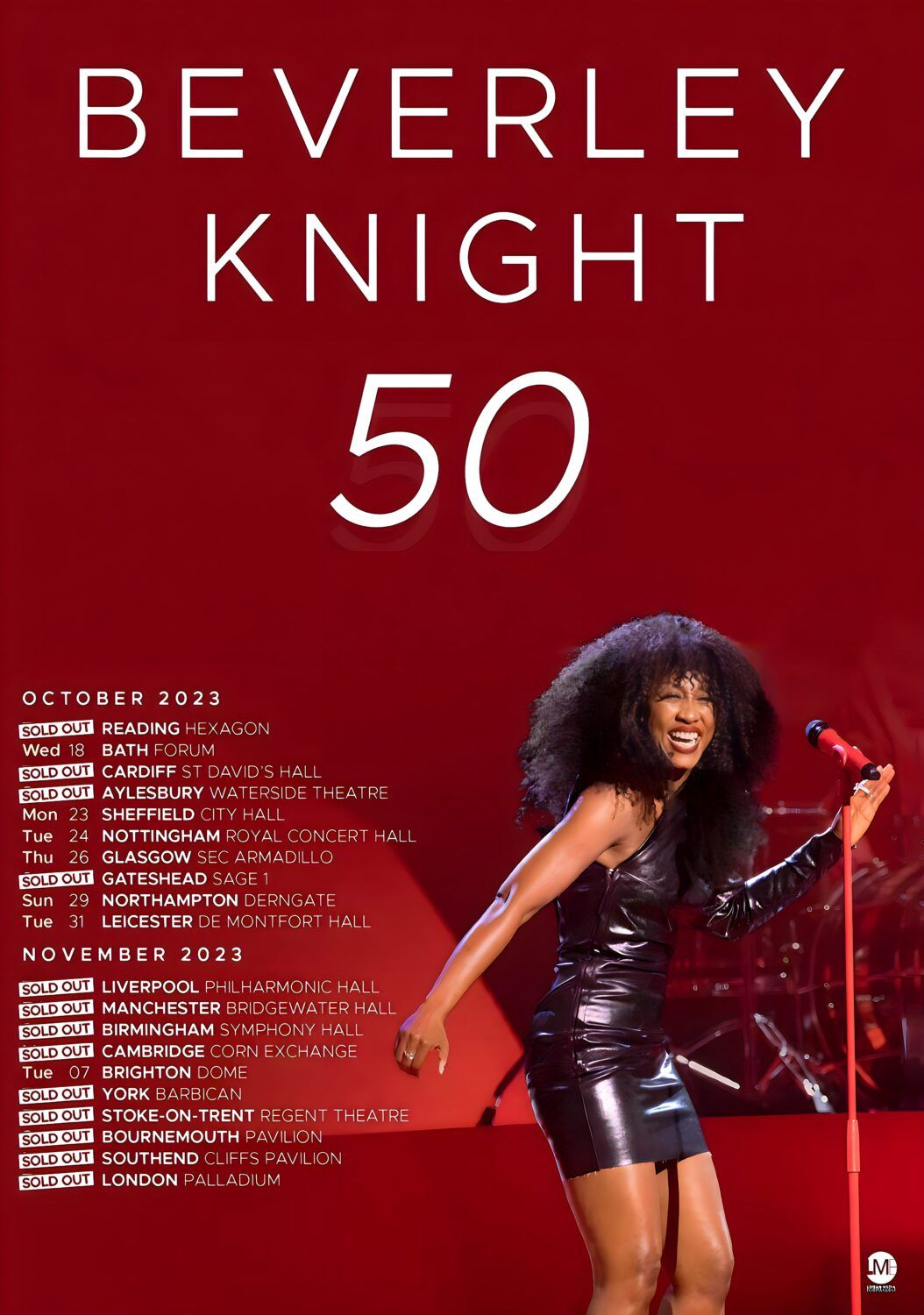 Beverley Knight at The Oval Hall at Sheffield City Hall