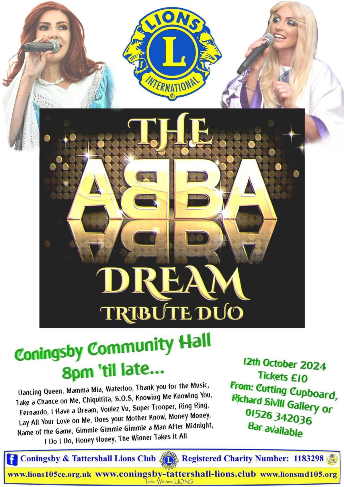 Coningsby & Tattershall Lions Abba Dream Tribute