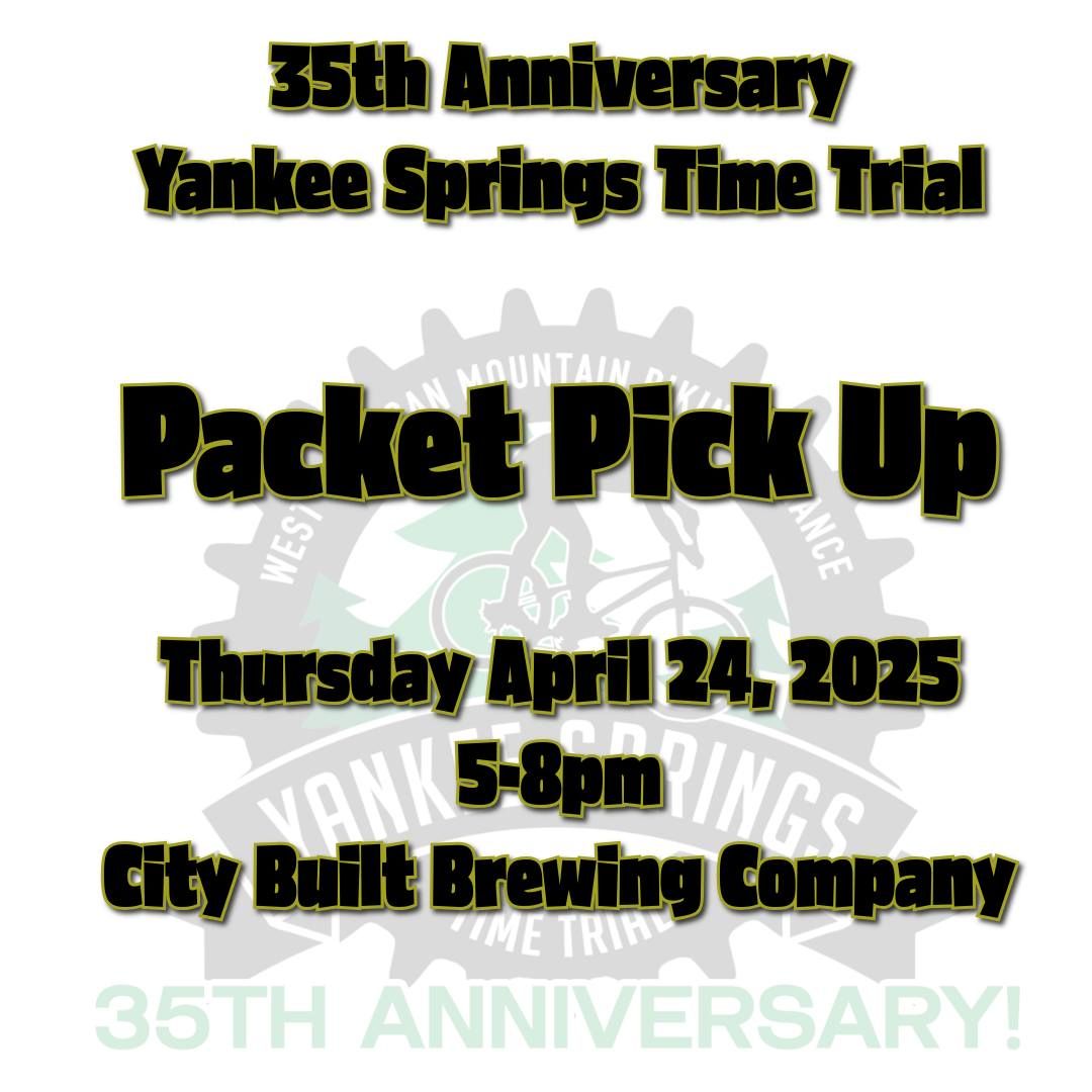 Yankee Springs Time Trial Packet Pick Up 