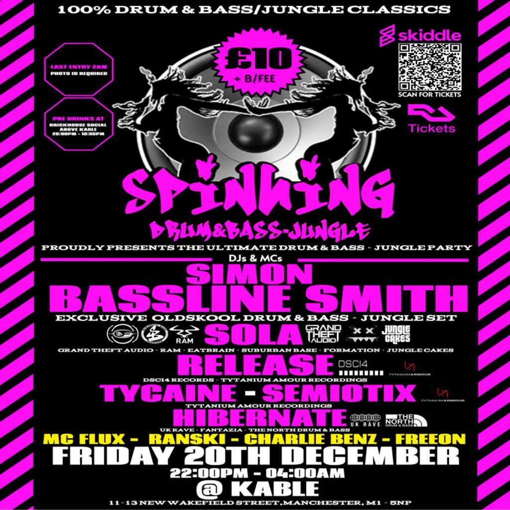 Spinning Drum & Bass - Jungle Present's Simon Bassline Smith