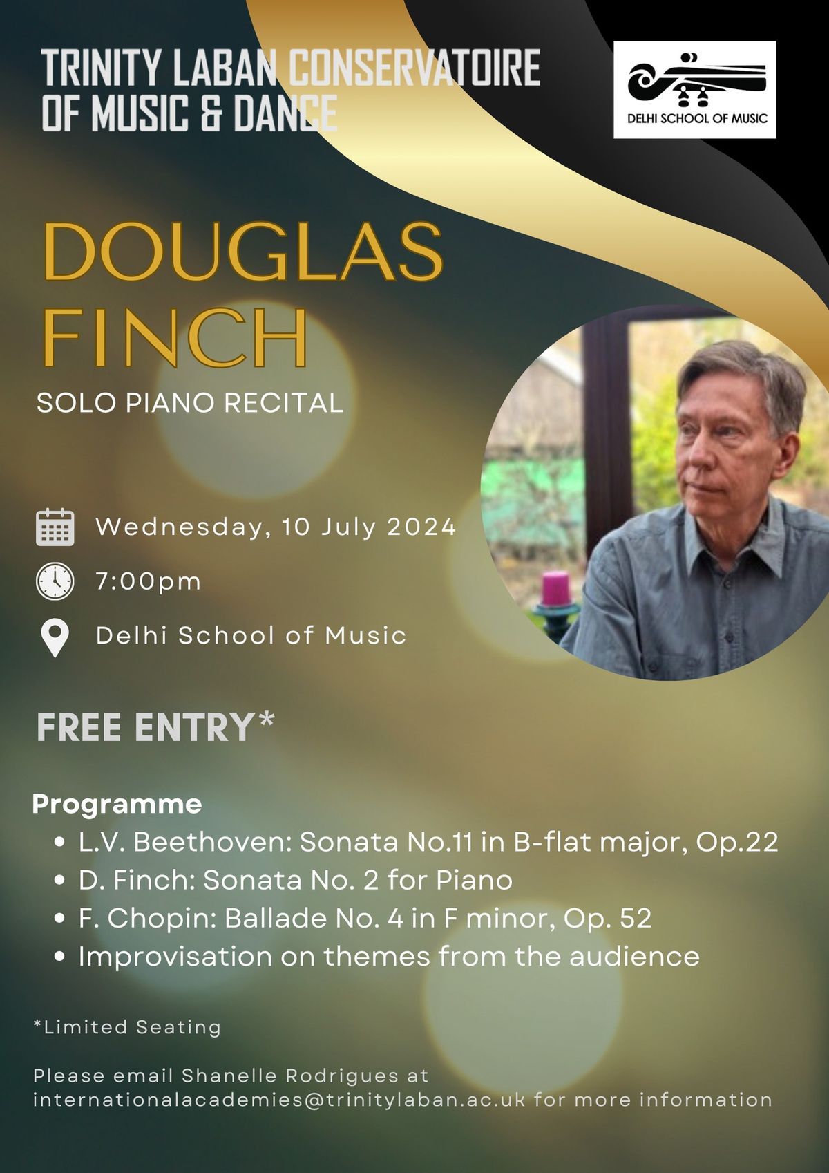 Piano Recital by Douglas Finch