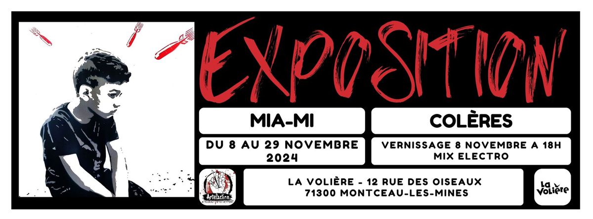 Vernissage Exposition Mia-Mi \/ Col\u00e8res