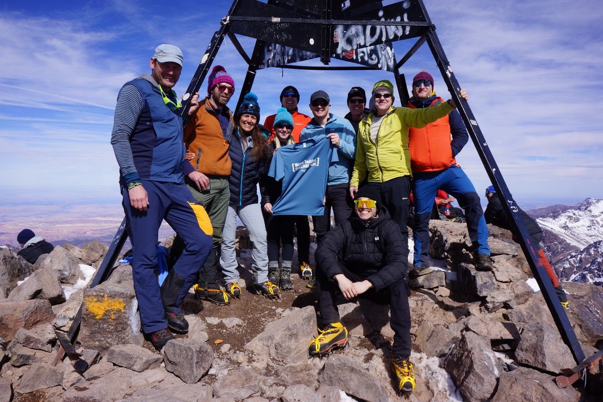 Climb Mount Toubkal, 4167m, Atlas Mountains, Morrocco 