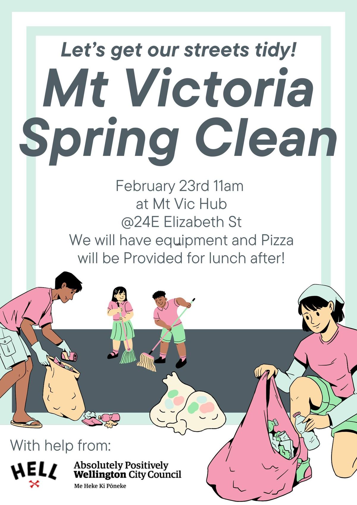 Mt Vic Street Clean