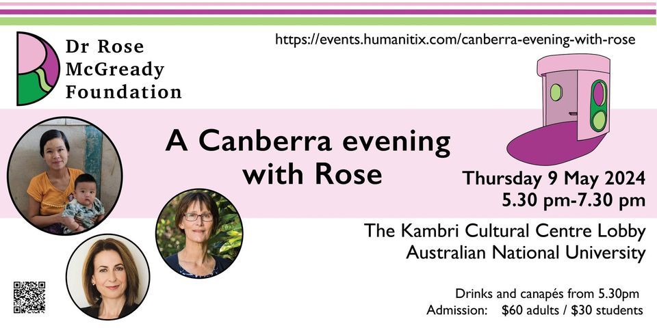 A Canberra evening with Prof Rose McGready