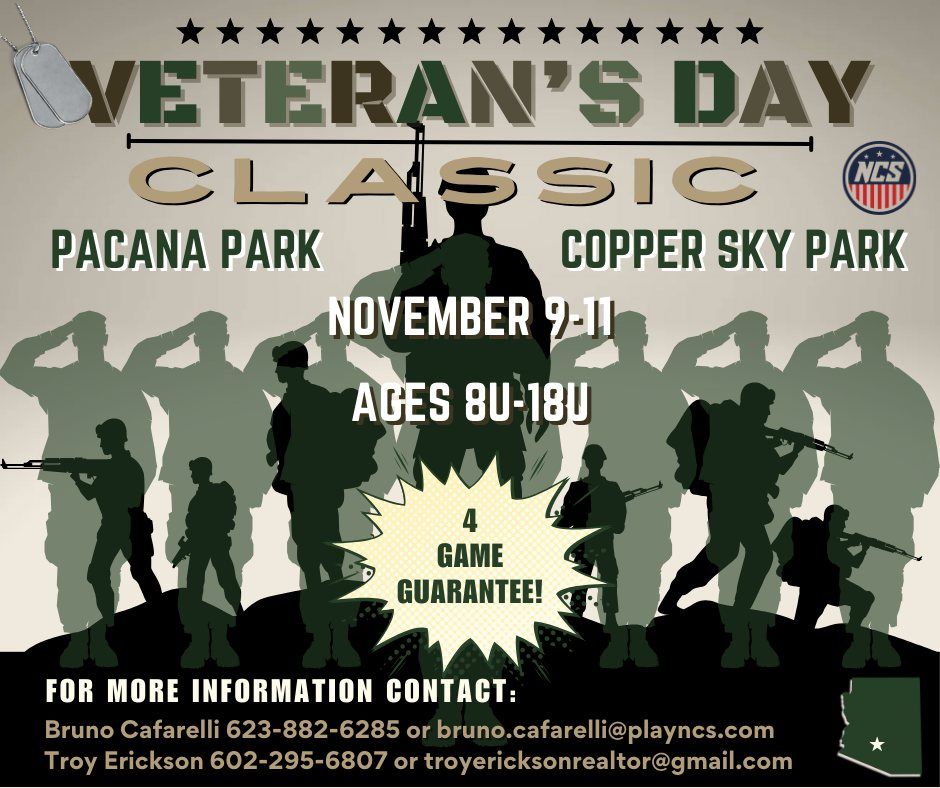 NCS Veteran's Day Classic! Baseball Tournament