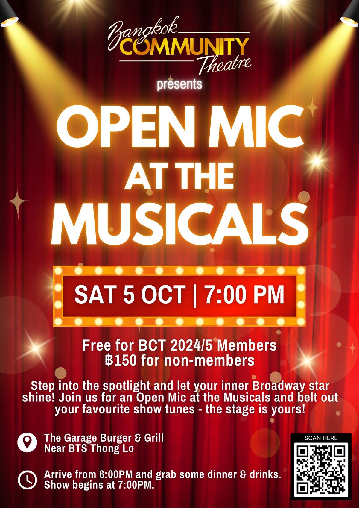 Open Mic at the Musicals