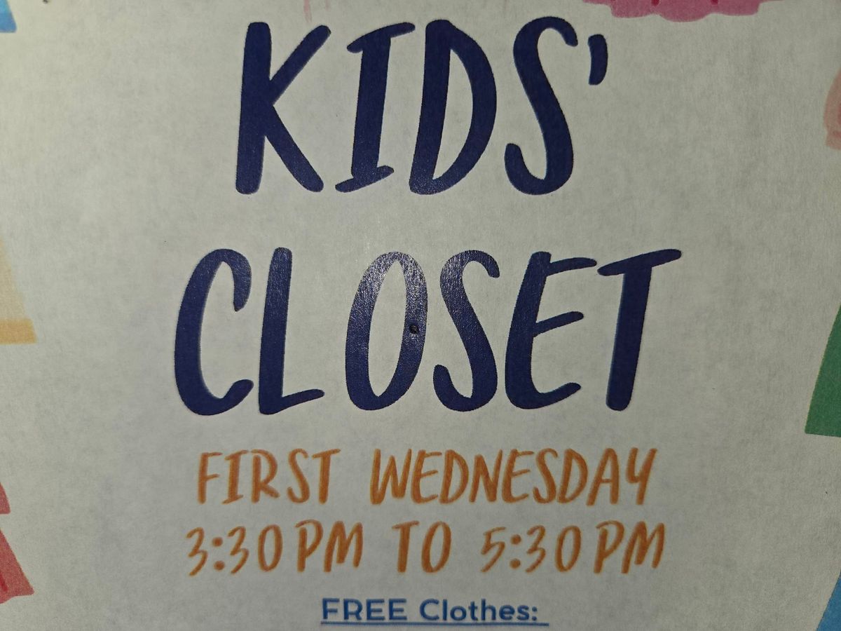 Kid's closet