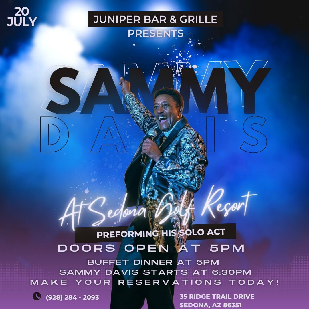 Sammy Davis Performing At Sedona Golf Resort
