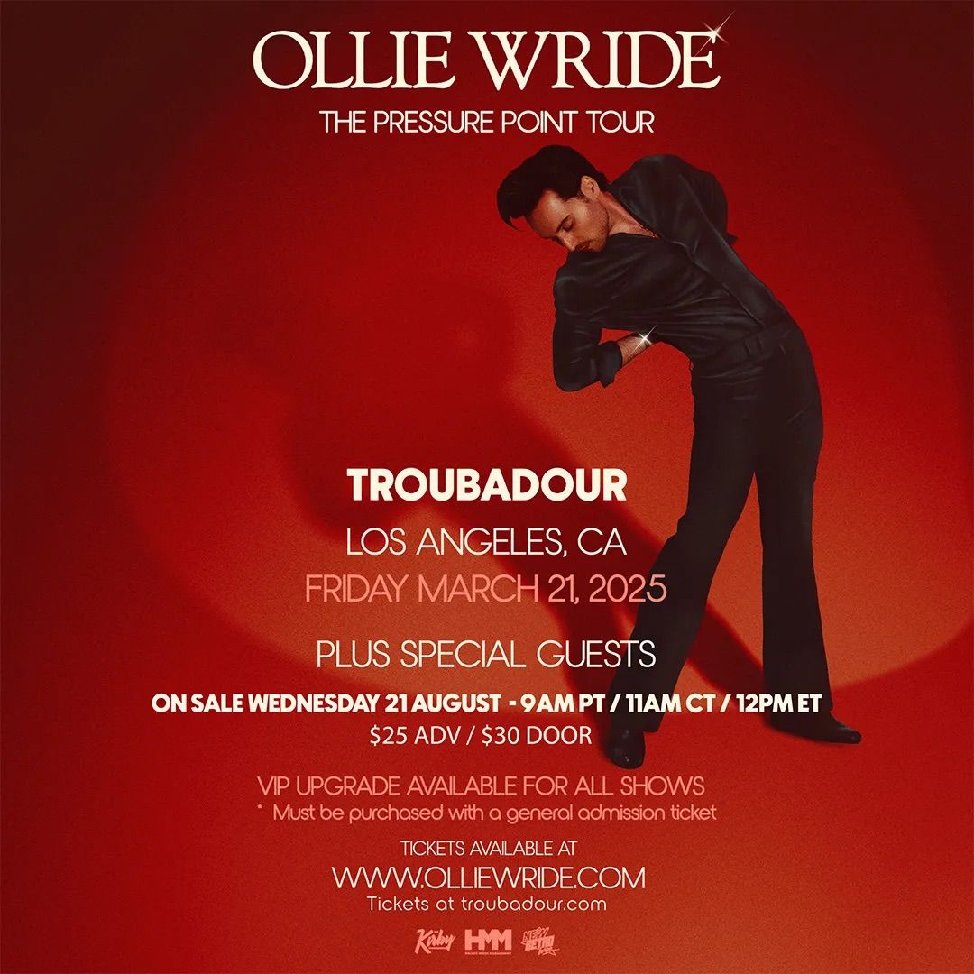 Ollie Wride | Troubadour | Los Angeles