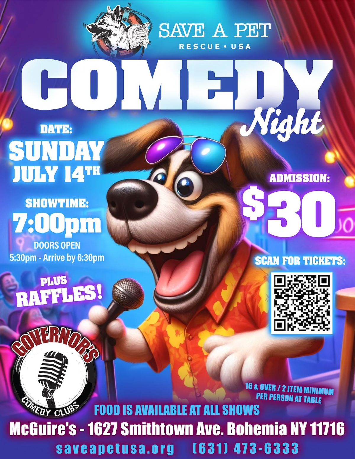 Comedy Night to support the animals!
