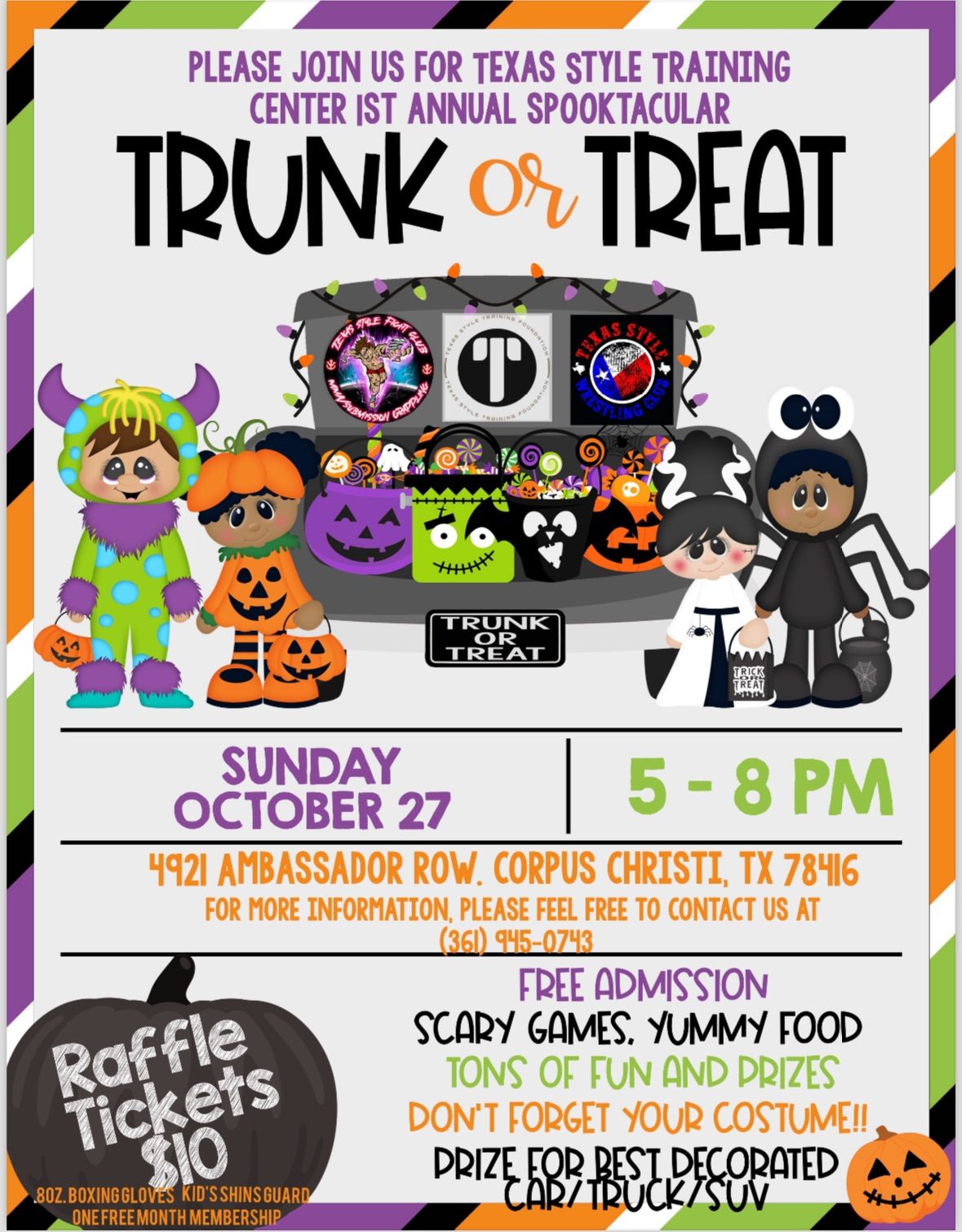 Texas Style Training Center Spooktacular Trunk or Treat