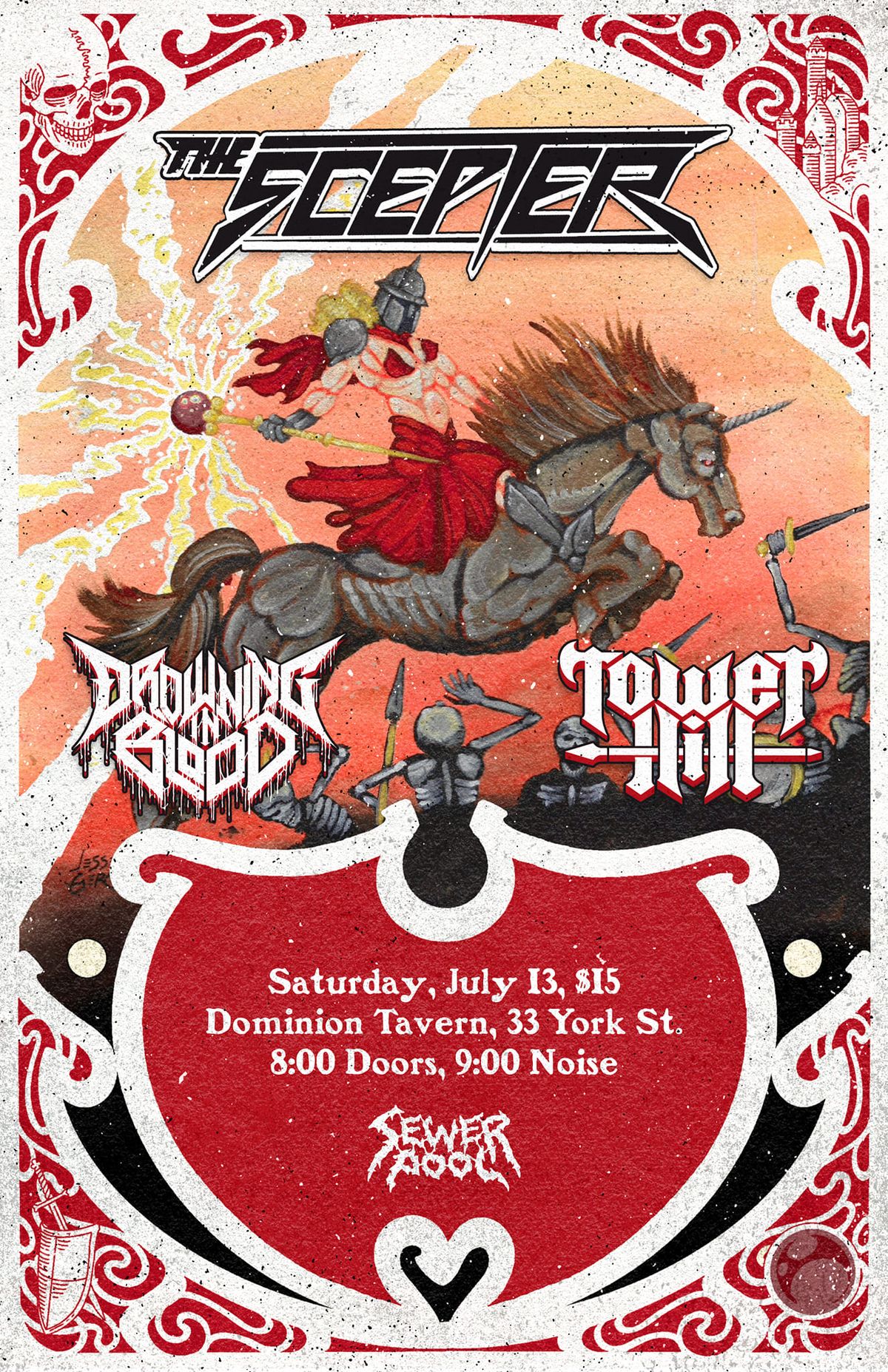 The Scepter\/Tower Hill\/Drowning In Blood @ Dominion Tavern July 13