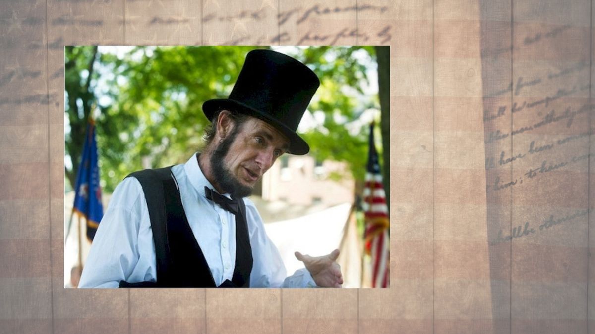 Kevin Wood as Abraham Lincoln and "The New Birth of Freedom"