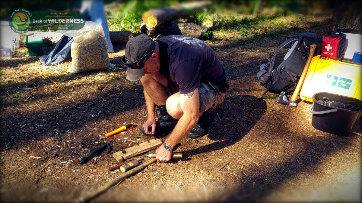 The Survival School Level 2 Weekend Bushcraft Course - NCFE CQ Accredited